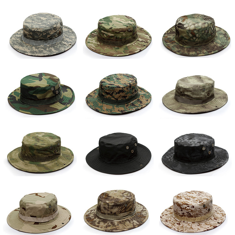 Boonie Hat Tactical - Outdoor Bucket Hat Thicken Camouflage Tactical