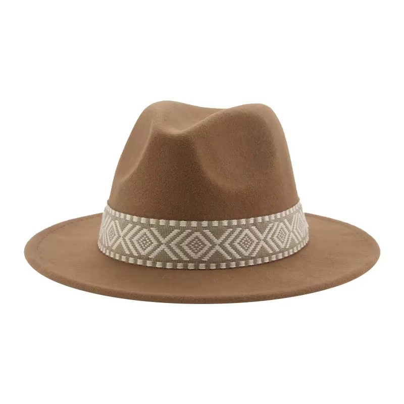 Fedora Hat Wool - Panama Hat Western Cowboy Hats for