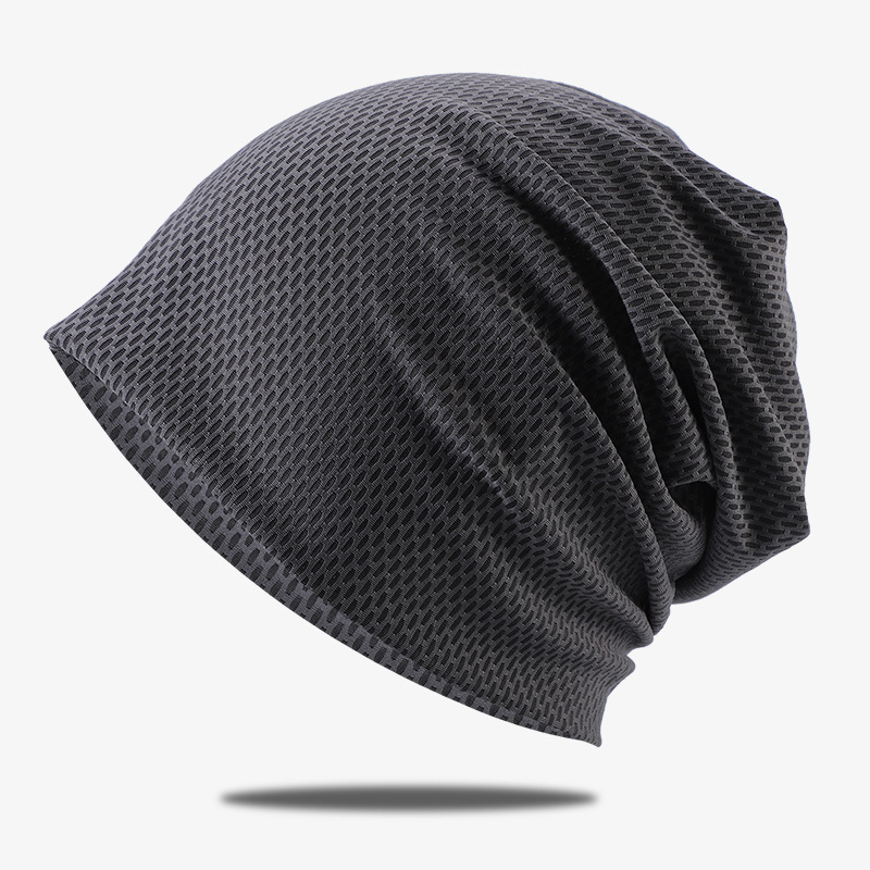 Skull Cap Helmet Liner - Breathable Mesh Running Beanie for Men