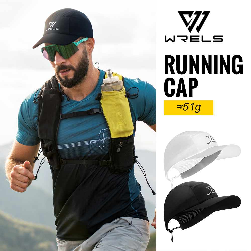 Running Cap Lightweight - WRELS Running Cap Lightweight Mesh Brim
