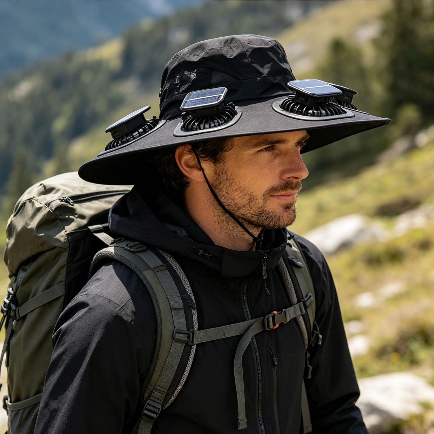 2026 Hot Summer 6 Fans Visor C - Sun Hat Wide Brim review and price