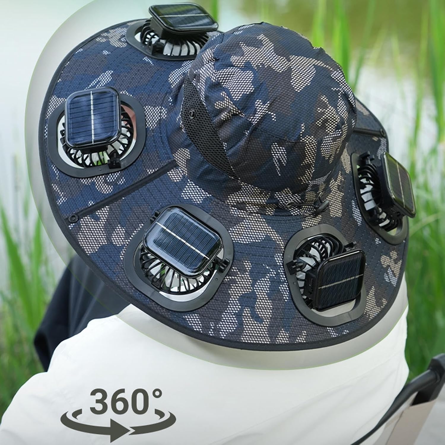 2026 Hot Summer 6 Fans Visor C - Sun Hat Wide Brim review and price