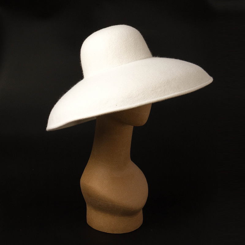 Classical Big Wide Brim Wool F - Fedora Hat Wool review and price