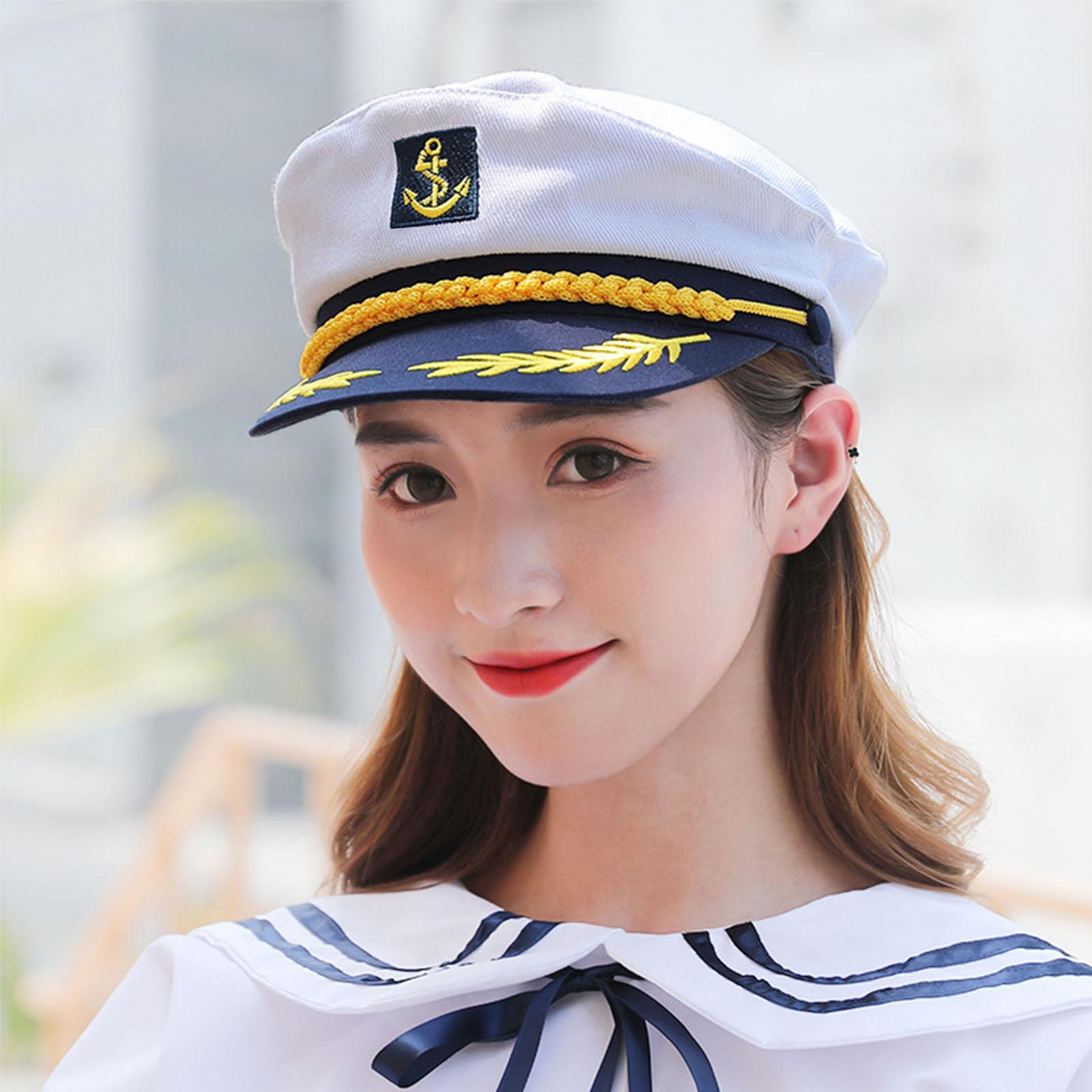Adult Yacht-Sailor Captain Hat - Snapback Hat Flat review and price