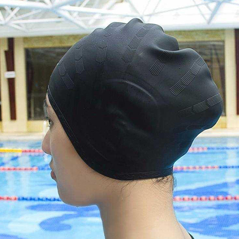 New【Adults High Elastic Swimmi - Swim Hat Silicone review and price