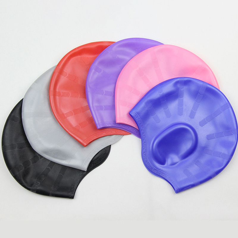 New【Adults High Elastic Swimmi - Swim Hat Silicone review and price