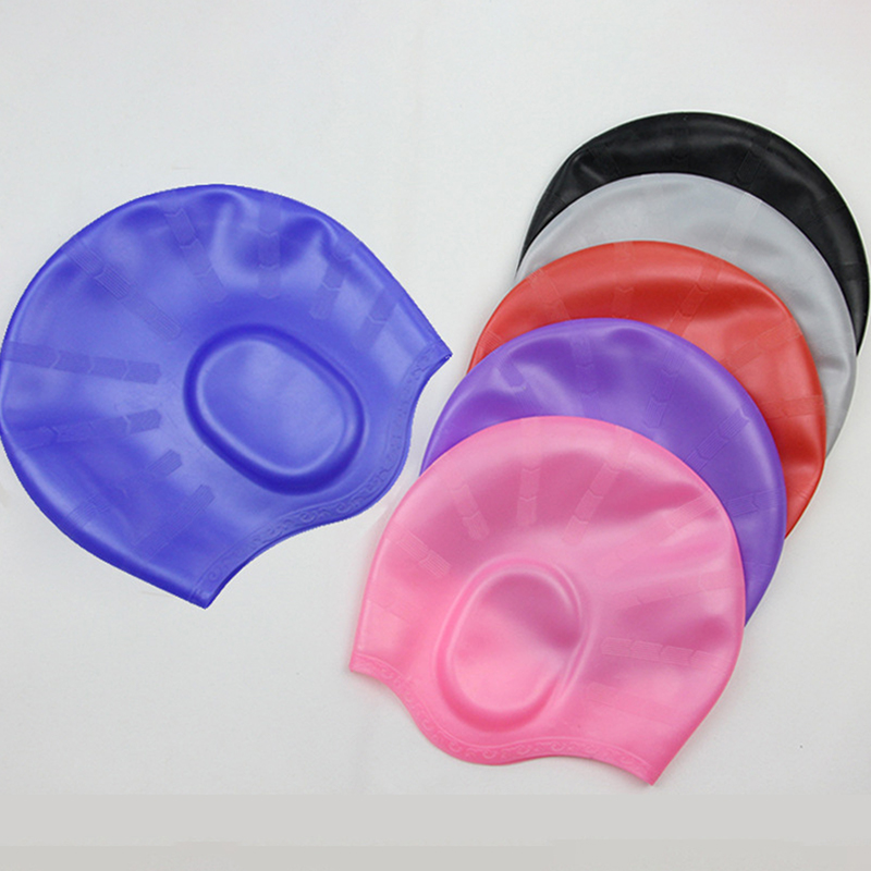 New【Adults High Elastic Swimmi - Swim Hat Silicone review and price