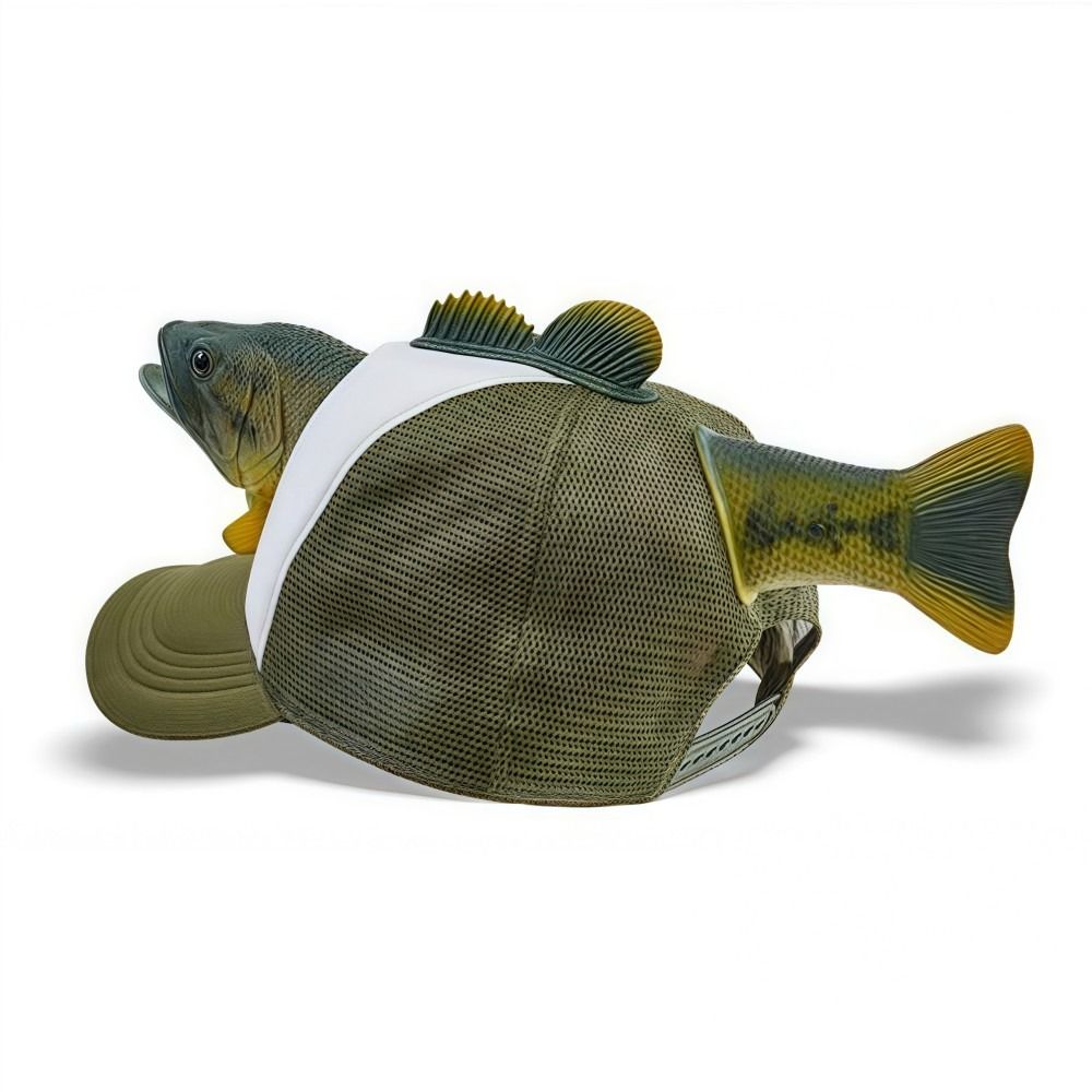 Funny 3D Fish Animal Trucker H - Trucker Cap Mesh review and price