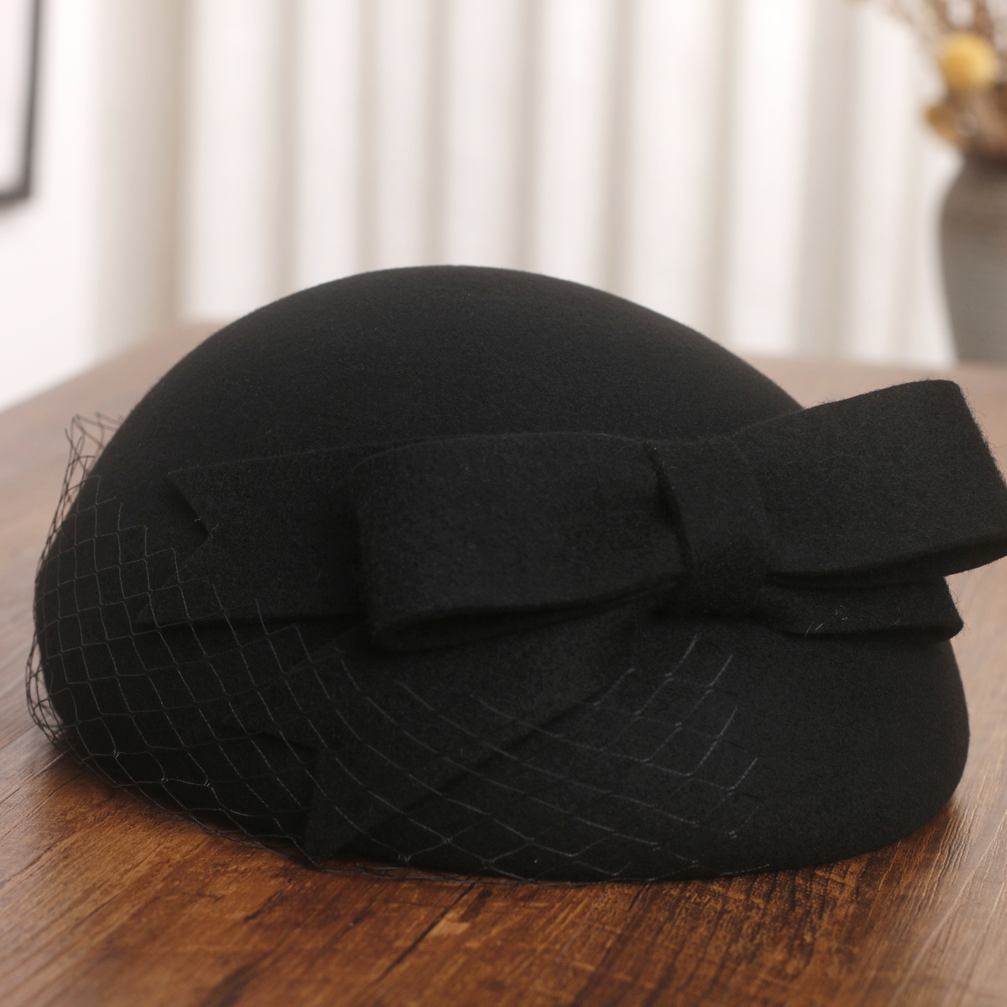 French Elegant Mesh-Bow Wool B - Beret French Wool review and price