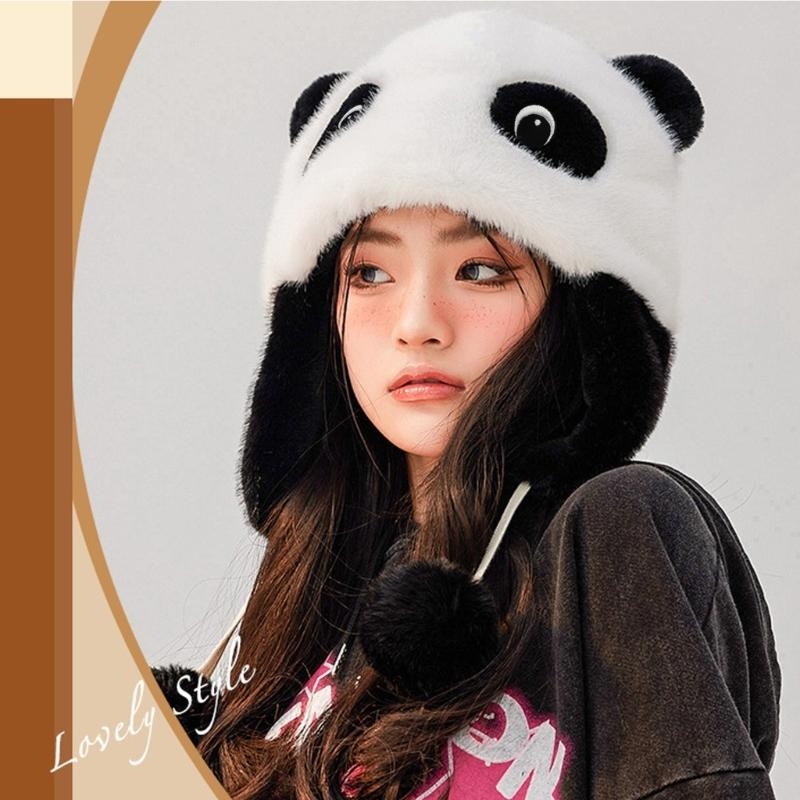 Panda Ear Hat Panda Earflap Ha - Trapper Hat Ear Flap review and price