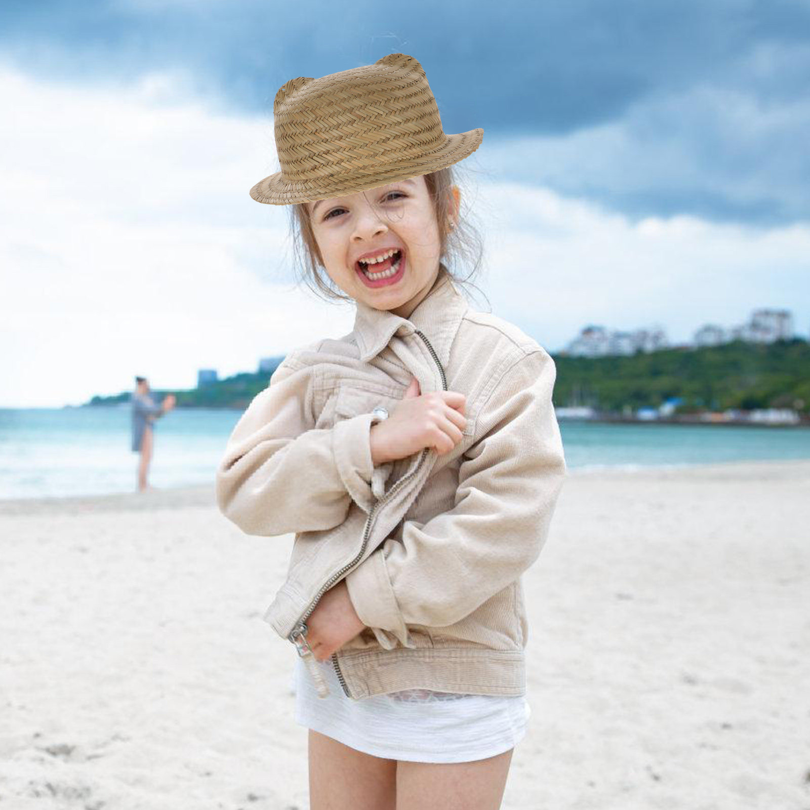 Kids Straw Sun Hat Wide Brim W - Sun Hat Wide Brim review and price