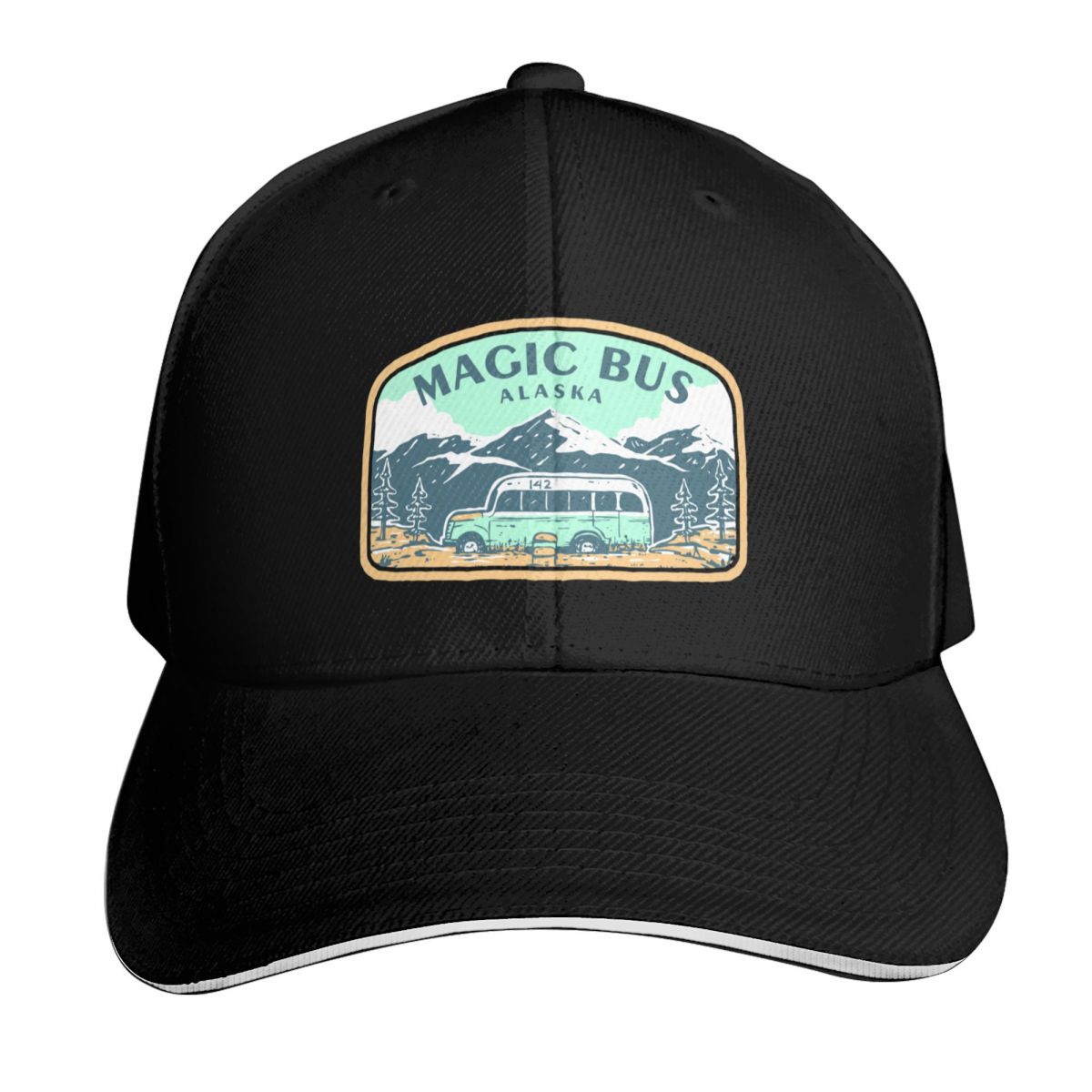 Magic bus alaska Baseball Cap  - Golf Cap Dad review and price