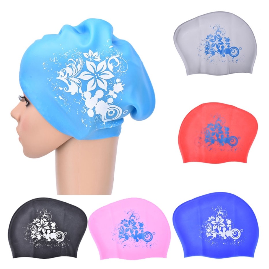 Silicone Swimming Cap for Long - Swim Hat Silicone review and price