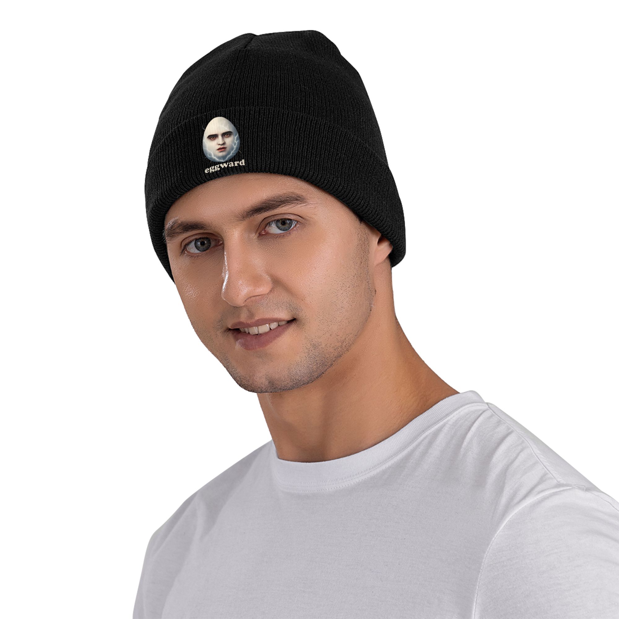 Eggward Silly Meme Parody Egg  - Beanie Cuffed Knit review and price