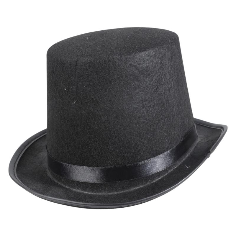 Retro Top Hat Magician Costume - Fedora Hat Wool review and price