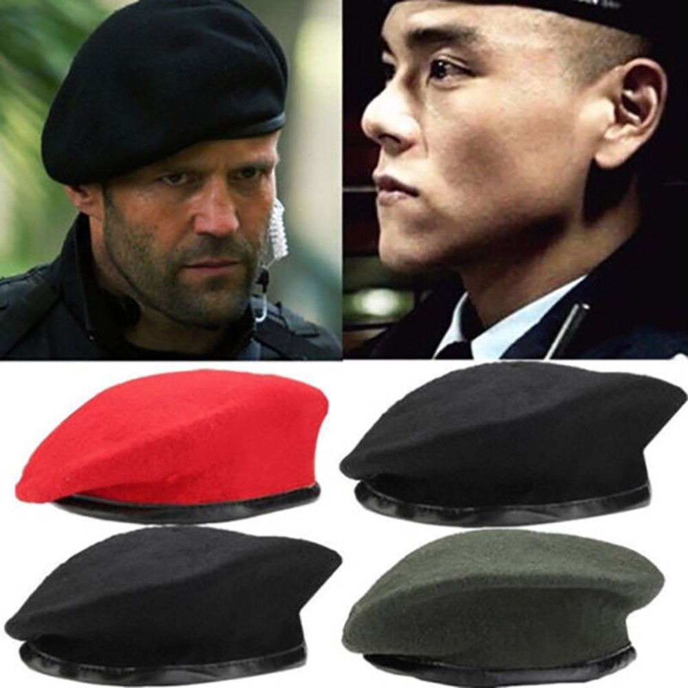 New Unisex Uniform Cap Women M - Beret French Wool review and price