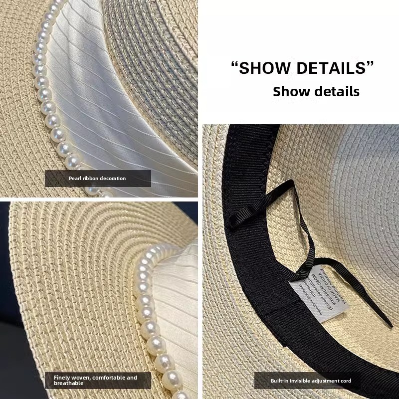 2025 New Style Hat Retro Flat  - Sun Hat Wide Brim review and price