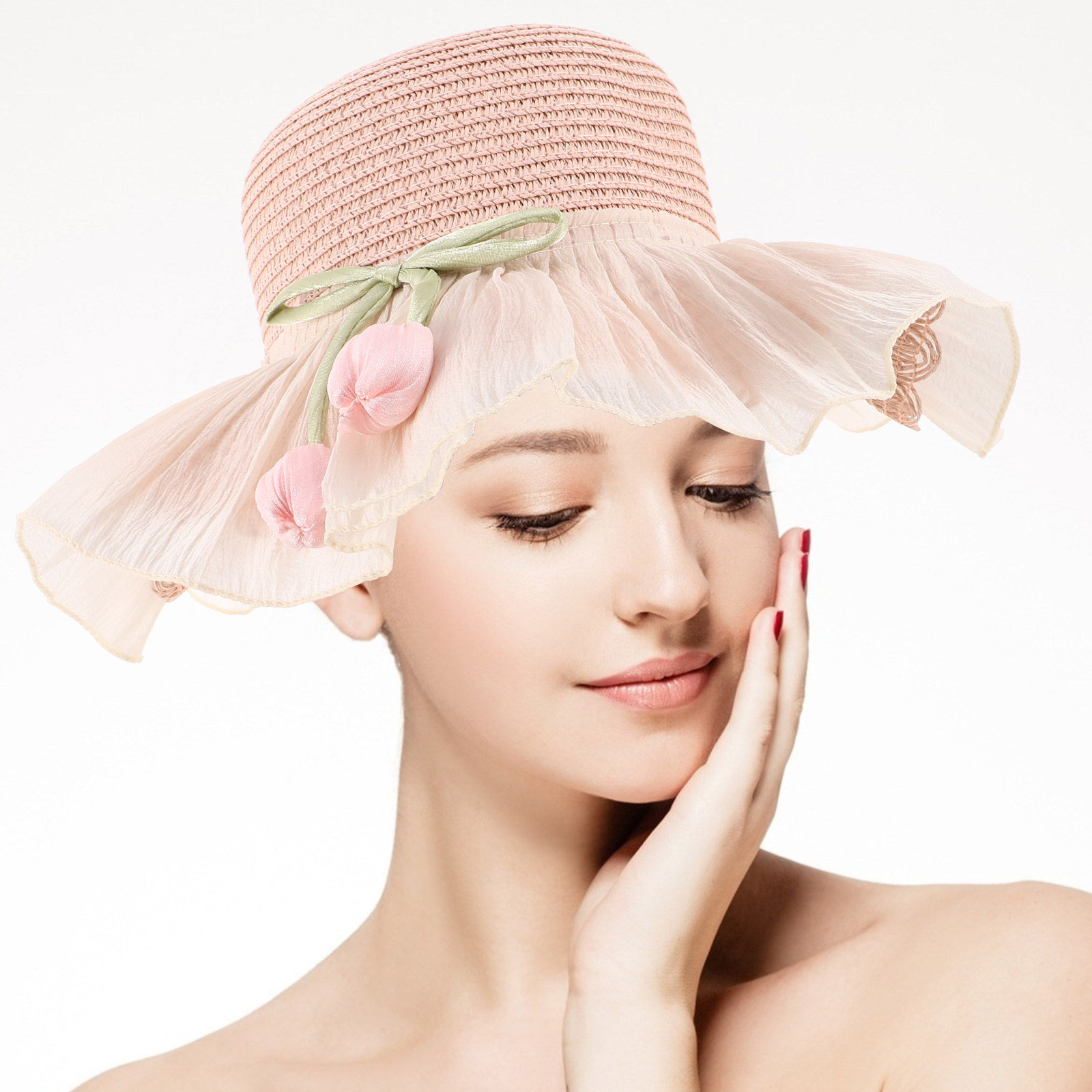 Girl Summer Straw Sun Hat Wide - Sun Hat Wide Brim review and price