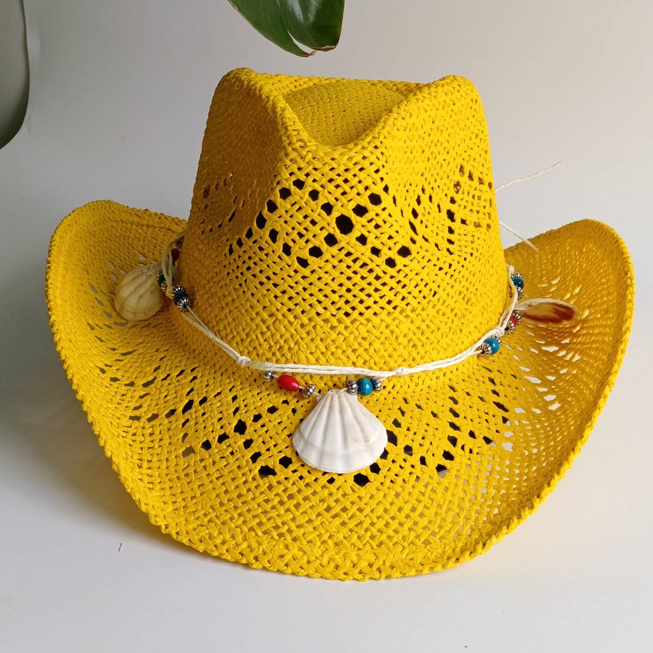 Bright yellow Cowboy Straw Hat - Cowboy Hat Straw review and price