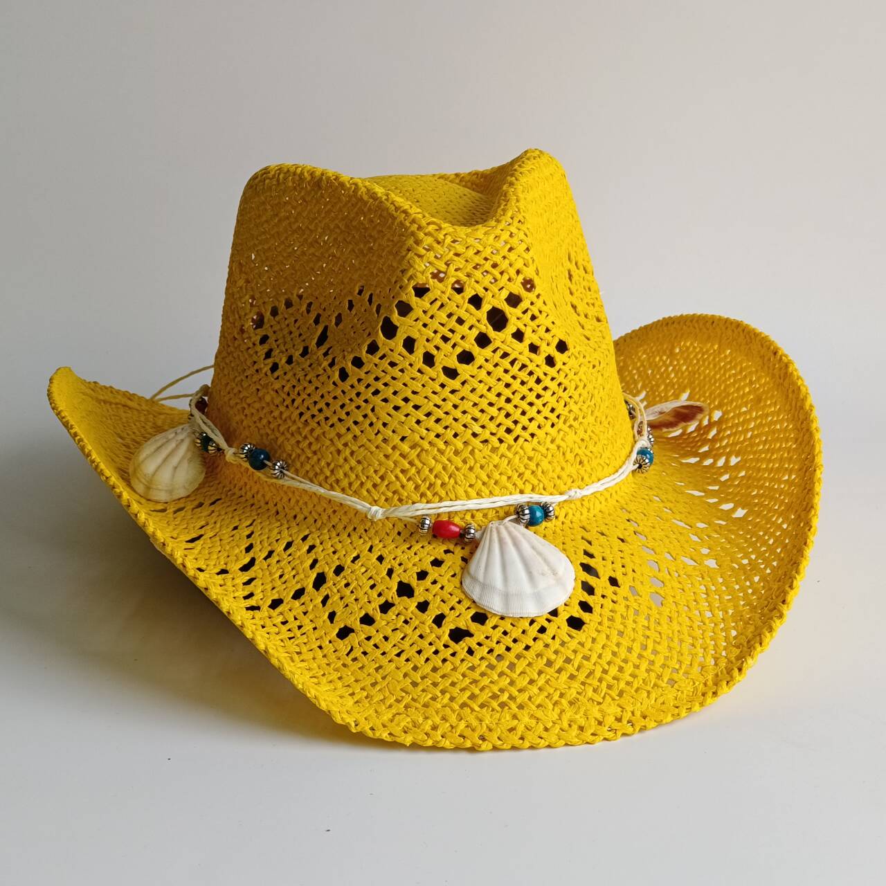 Bright yellow Cowboy Straw Hat - Cowboy Hat Straw review and price