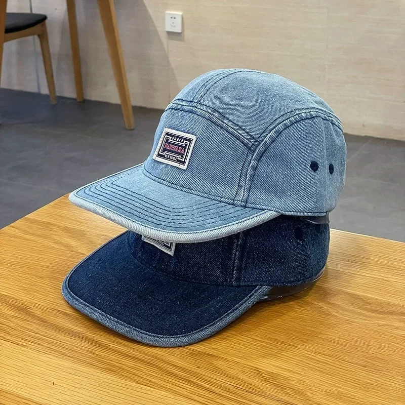 Vintage Flat Brim Denim Baseba - Corduroy Cap 5 Panel review and price