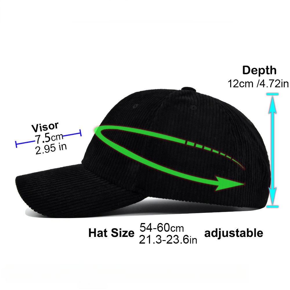 Corduroy Trucker Hat Unisex 5  - Corduroy Cap 5 Panel review and price