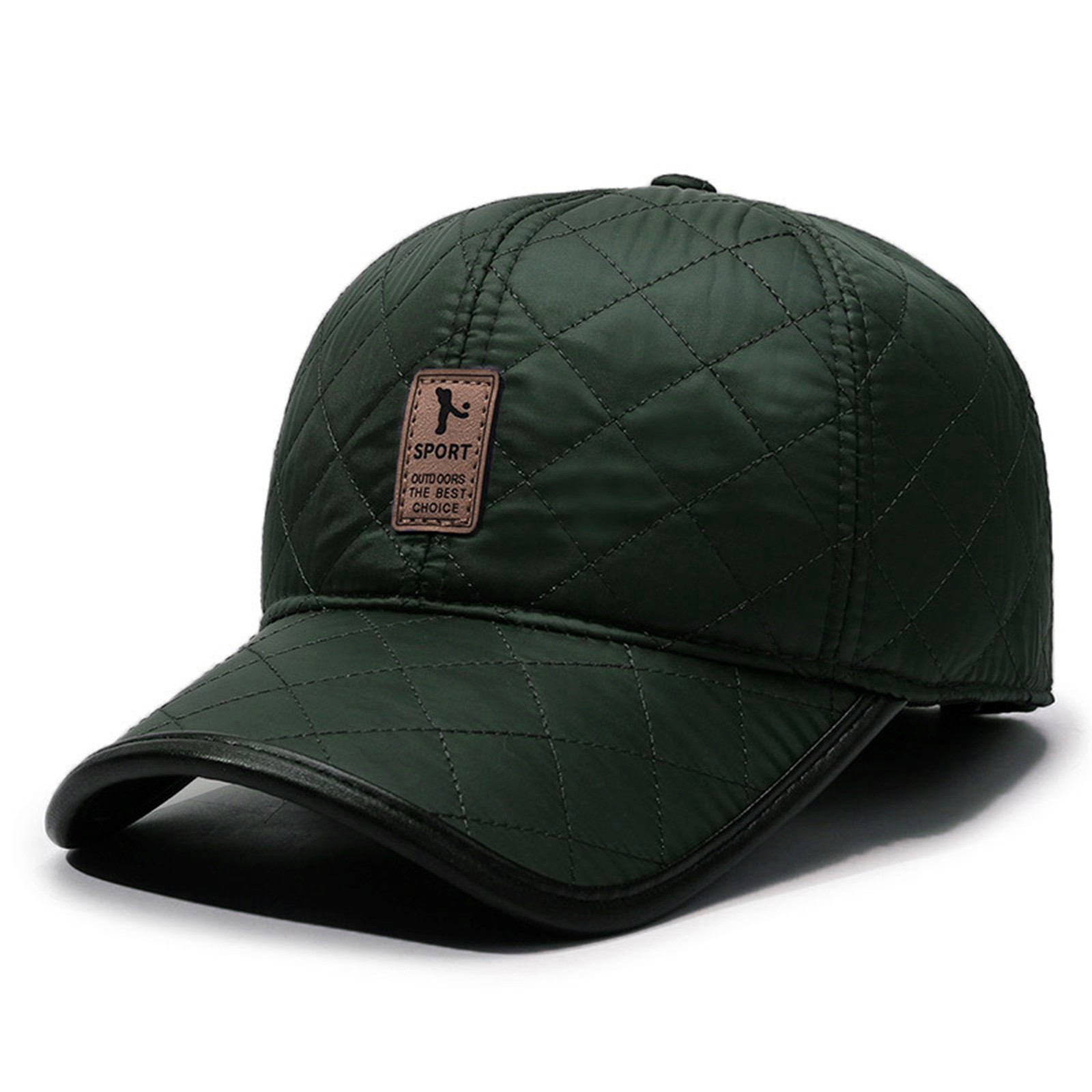 Winter Men PU Baseball Cap War - Winter Trapper Hat review and price