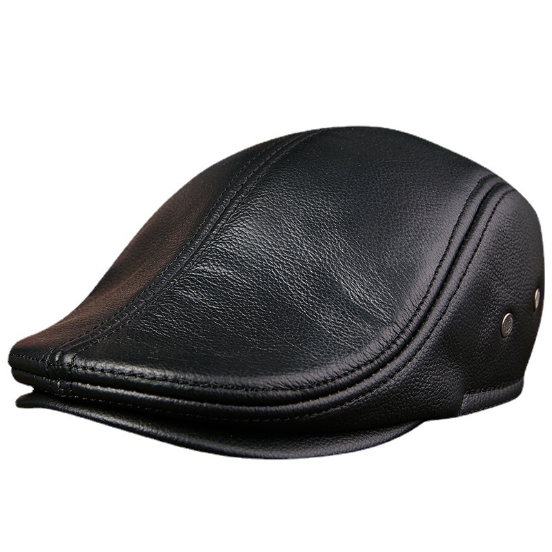 Genuine Cowhide Leather Men Be - Baseball Cap Structured review and price