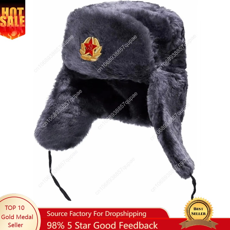 BELEON Ushanka Russian Fur Hat - Winter Trapper Hat review and price