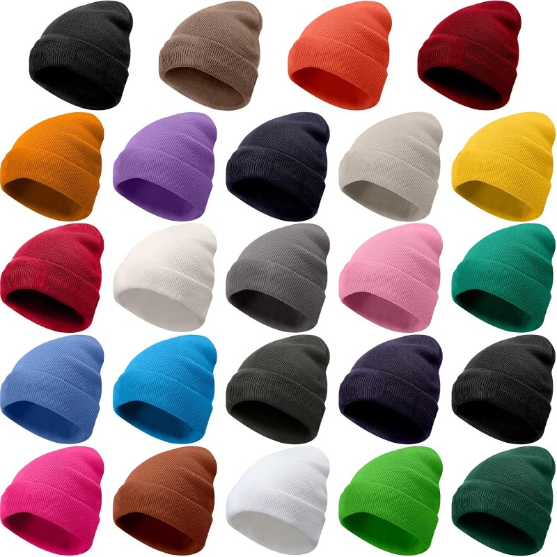 1pc Winter Warm Thick Beanie H - Beanie Cuffed Knit review and price