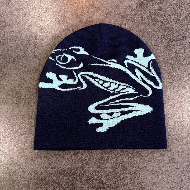 Tree Frog Print Beanie Men Wom - Beanie Cuffed Knit review and price