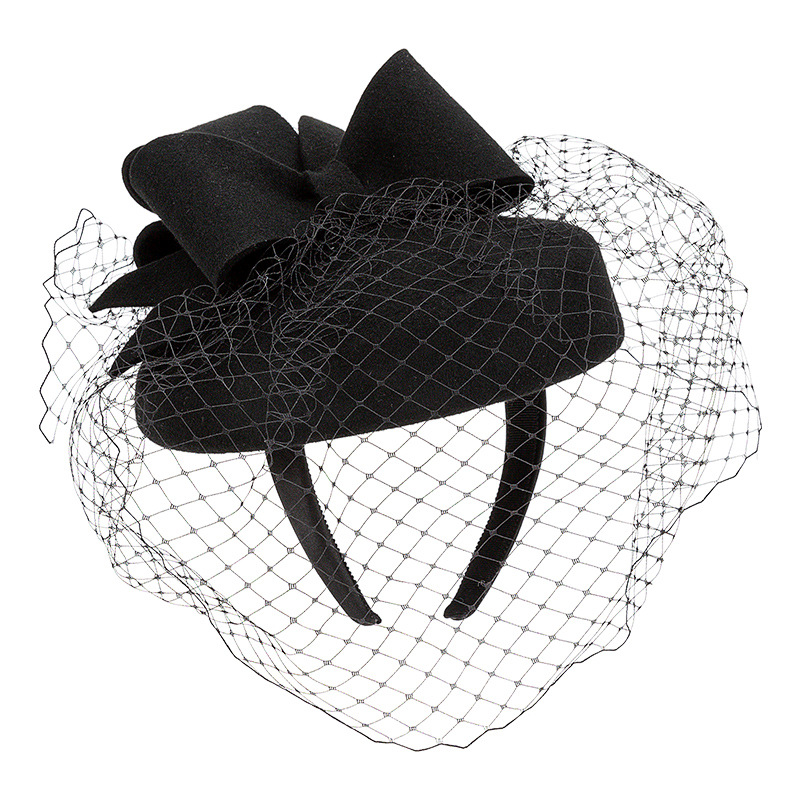 French Black Beret Fascinator  - Beret French Wool review and price