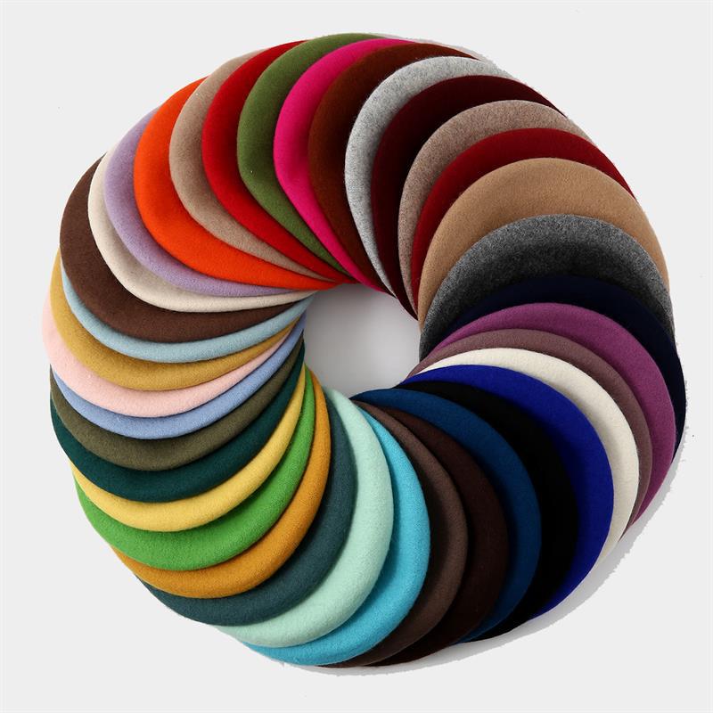 Big Size Beret Women  Large Be - Beret French Wool review and price