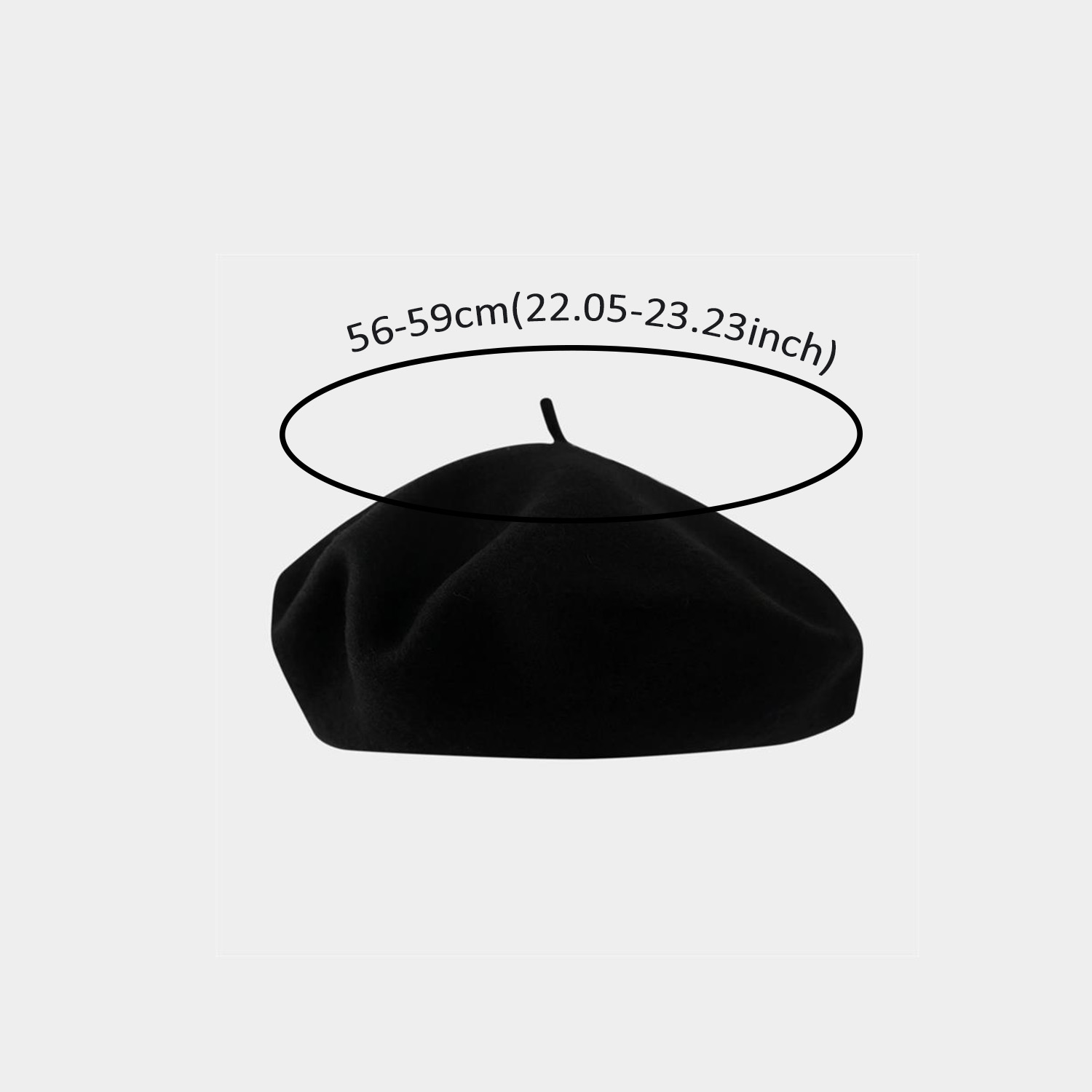 Big Size Beret Women  Large Be - Beret French Wool review and price