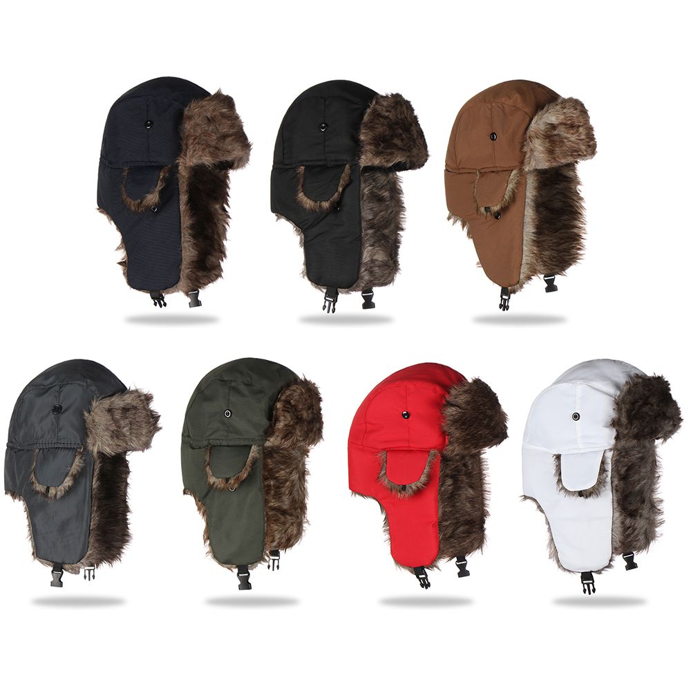 Warm Winter Fur Earflap Ski Ha - Winter Trapper Hat review and price