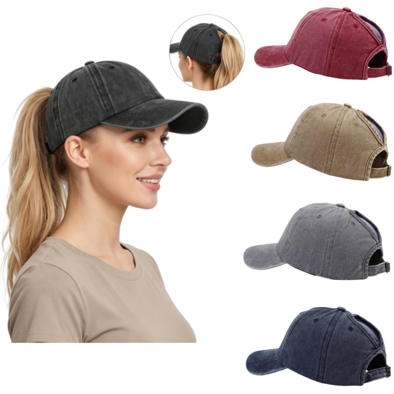 Washed Cotton Adjustable Ponyt - Golf Cap Dad review and price