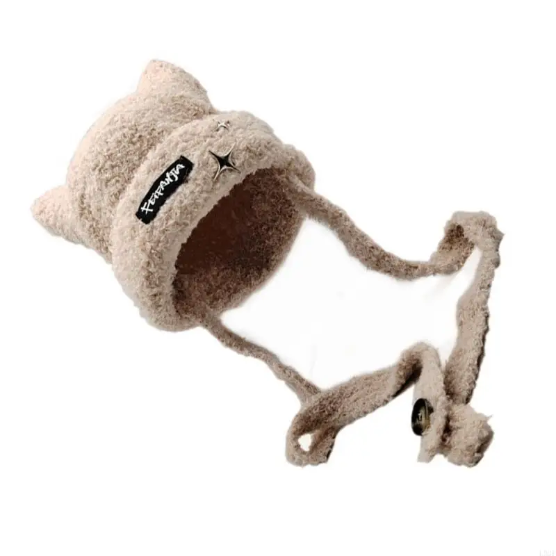 L93F Handmade Knit Ear Trapper - Winter Trapper Hat review and price