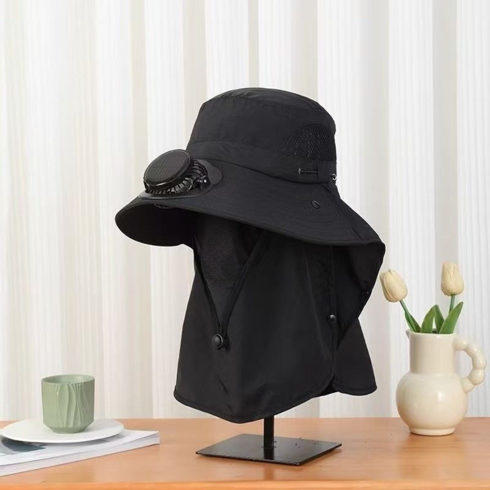 Portable Solar Rechargeable Fa - Sun Hat Wide Brim review and price