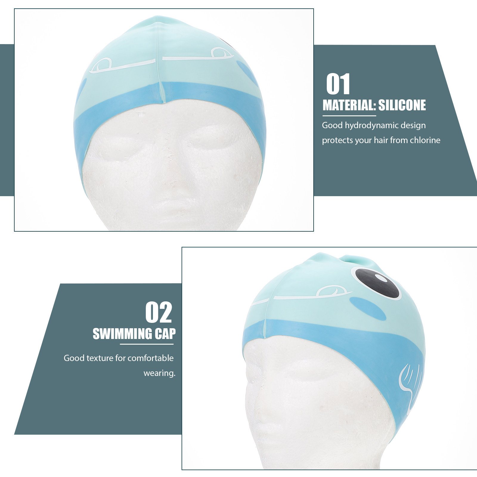 Silicone Swim Cap Cartoon Kids - Swim Hat Silicone review and price