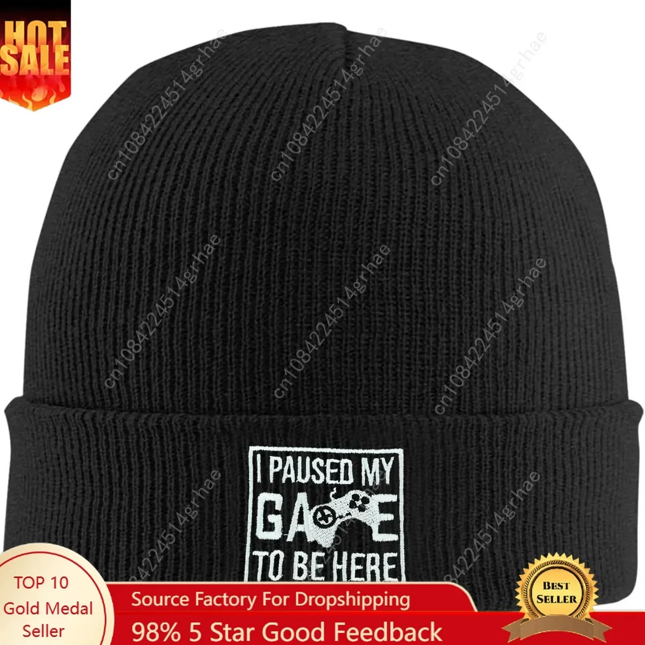 Fish Embroidery Beanie Hat Win - Beanie Cuffed Knit review and price