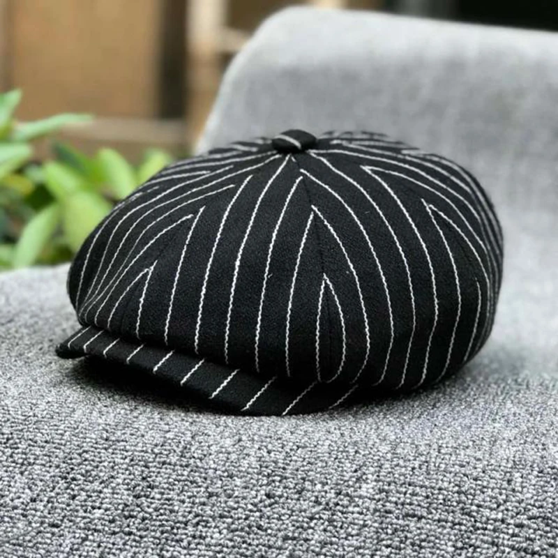 Newsboy Hat Cotton Striped Oct - Dad Hat Cotton review and price