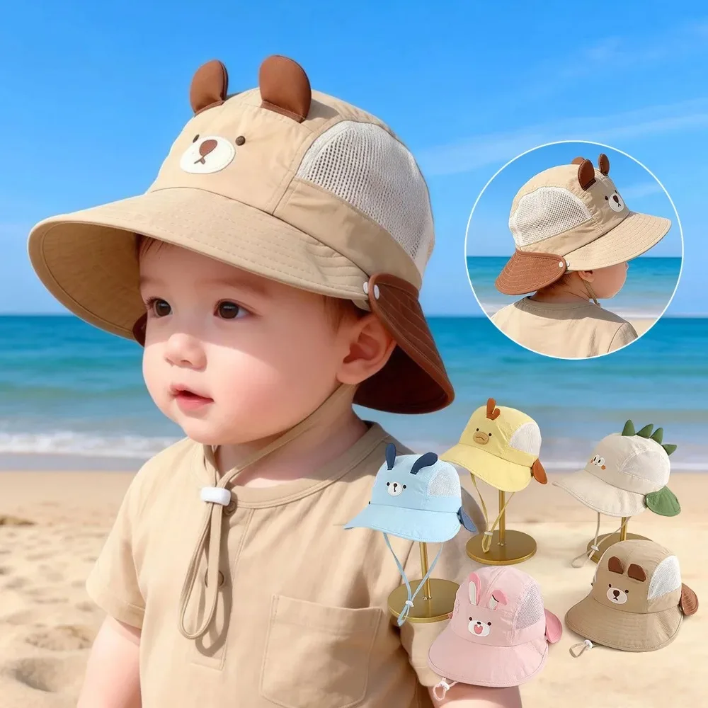 Cute Cartoon Baby Fisherman Ha - Bucket Hat Cotton review and price