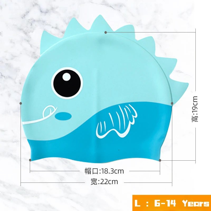 Cartoon Cute Fish Shark Silico - Swim Hat Silicone review and price