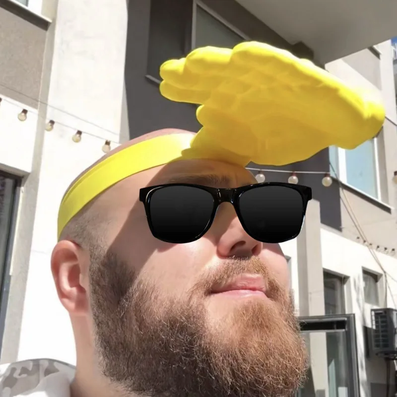 1/3Pcs Novelty 3D Palm Hand Sh - Visor Sun Hat review and price