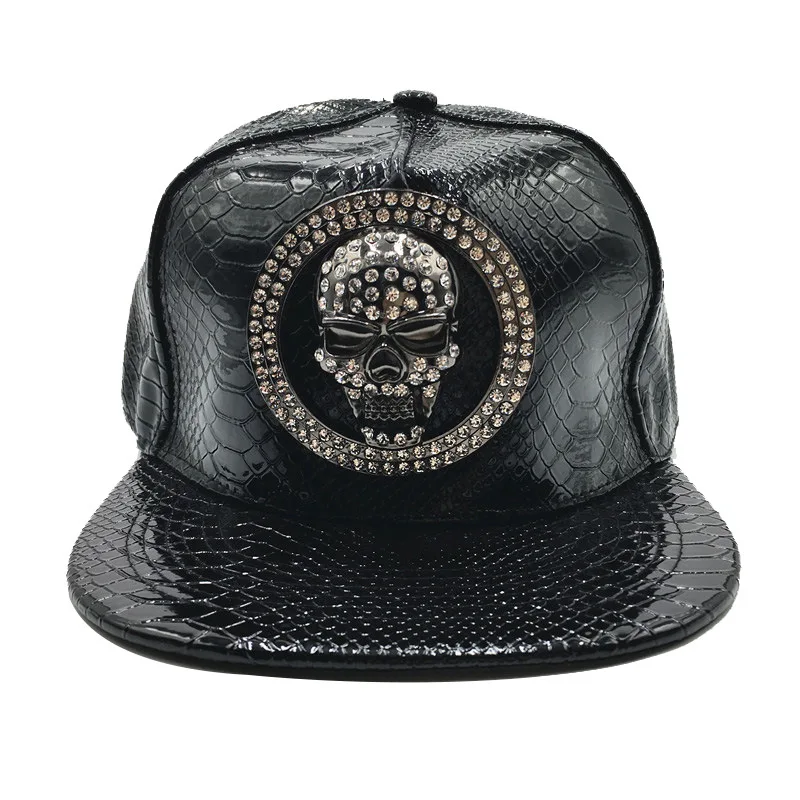 Brand Oohmy Men Women PU Leath - Snapback Hat Flat review and price