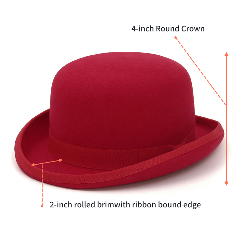 GEMVIE 100% Wool Felt Derby Ha - Fedora Hat Wool review and price